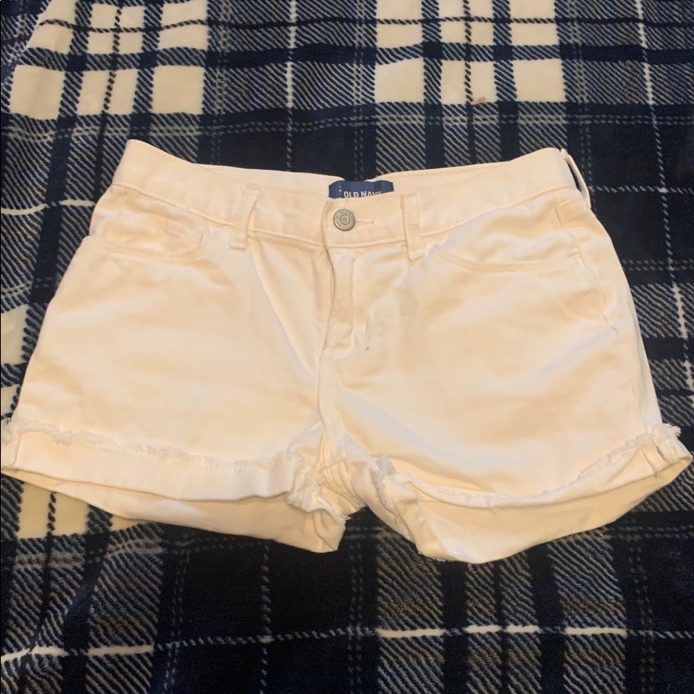 white shorts